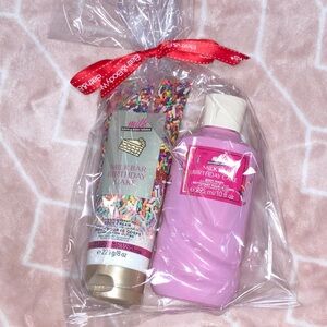 Birthday Cake Bath & Body Set - Pink and Multicolor